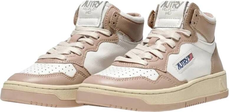 Autry Witte Mid Medalist Sneakers Wit Dames