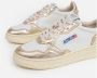 Autry Witte Platina Leren Sneakers Vintage-geïnspireerd Wit Dames - Thumbnail 63