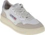 Autry Vintage Lage Leren Suède Sneakers Wit Lavendel White Dames - Thumbnail 10