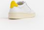 Autry Vintage witte en gele leren sneakers White Dames - Thumbnail 2