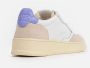 Autry Vintage Lage Leren Suède Sneakers Wit Lavendel White Dames - Thumbnail 9