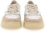 Autry Vintage Lage Leren Suède Sneakers Wit Lavendel White Dames - Thumbnail 13