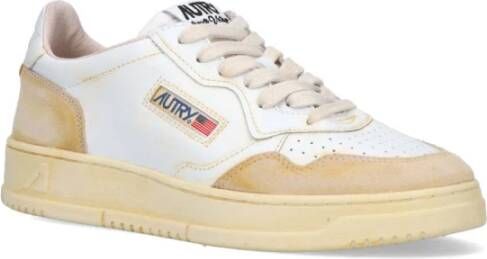 Autry Witte Lage Sneakers Wit Heren