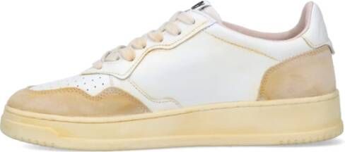 Autry Witte Lage Sneakers Wit Heren