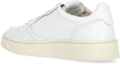 Autry Witte Leren Sneakers voor Heren Wit Heren