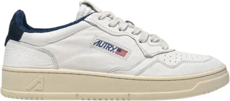 Autry Retro leren sneakers Wit Heren