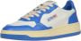 Autry Lage Leren Sneakers in Vintage Stijl Prins Blauw Multicolor Dames - Thumbnail 15