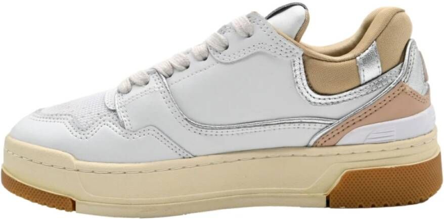 Autry Sneakers Wit Zilver Laag Top Vrouwen White Dames