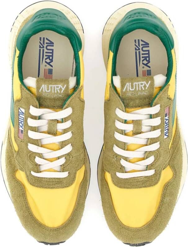 Autry Stijlvolle Low Top Sneakers Green Heren