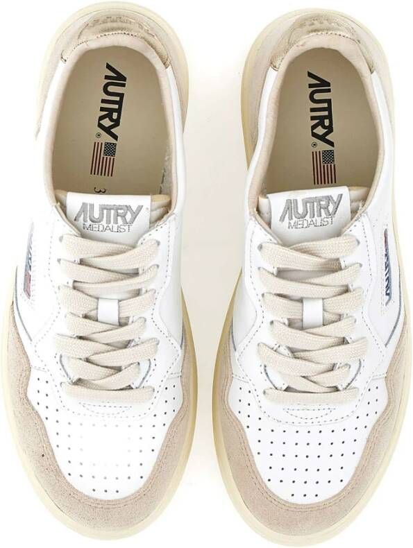 Autry Stijlvolle Low Top Sneakers White Dames