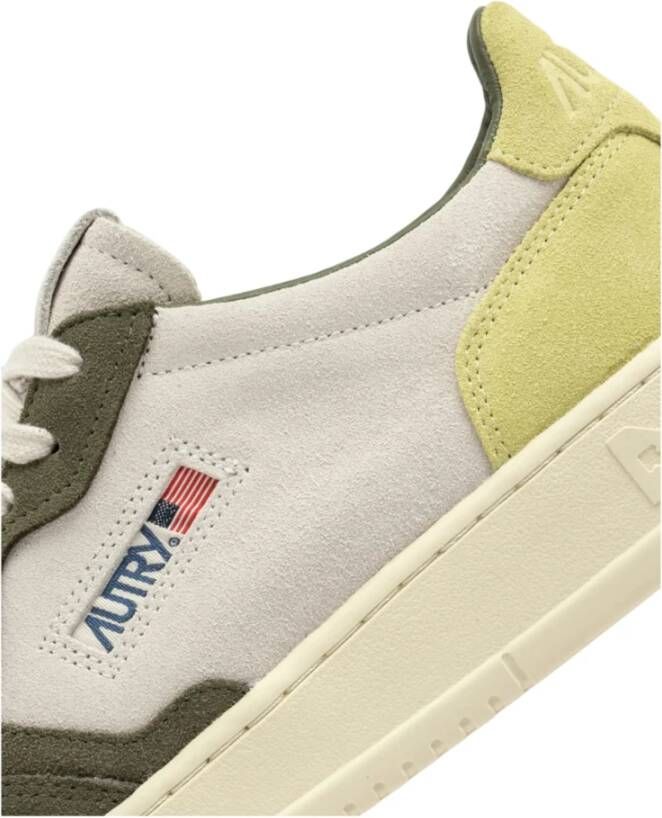 Autry Stijlvolle Sneakers voor Mannen Beige Heren