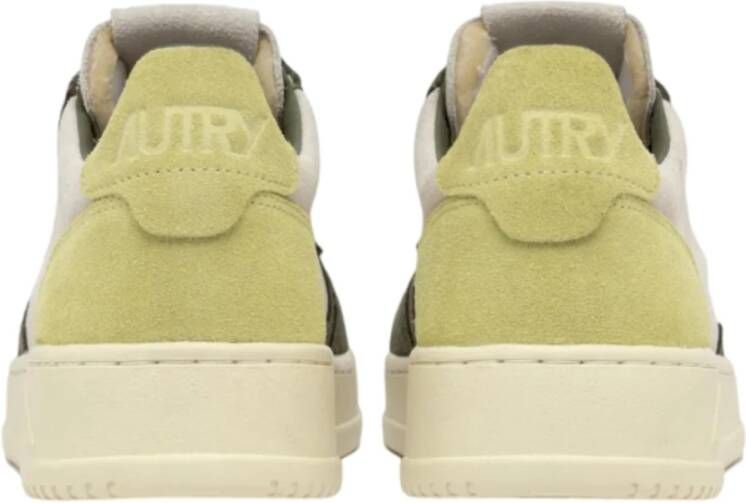 Autry Stijlvolle Sneakers voor Mannen Beige Heren