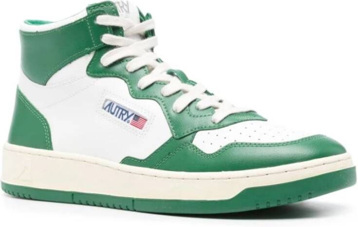 Autry Stijlvolle Sneakers voor Mannen en Vrouwen Green Heren