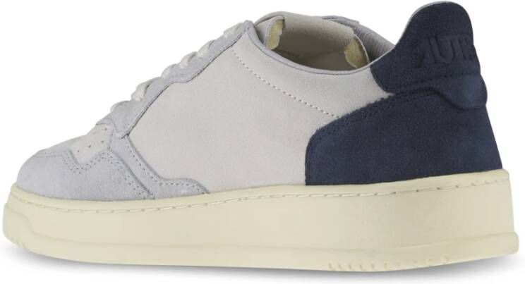 Autry Suede Cow Leather Low Top Sneakers Gray Heren