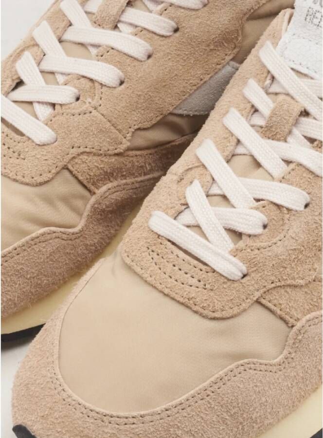 Autry Suede en Nylon Lage Sneakers Brown Heren