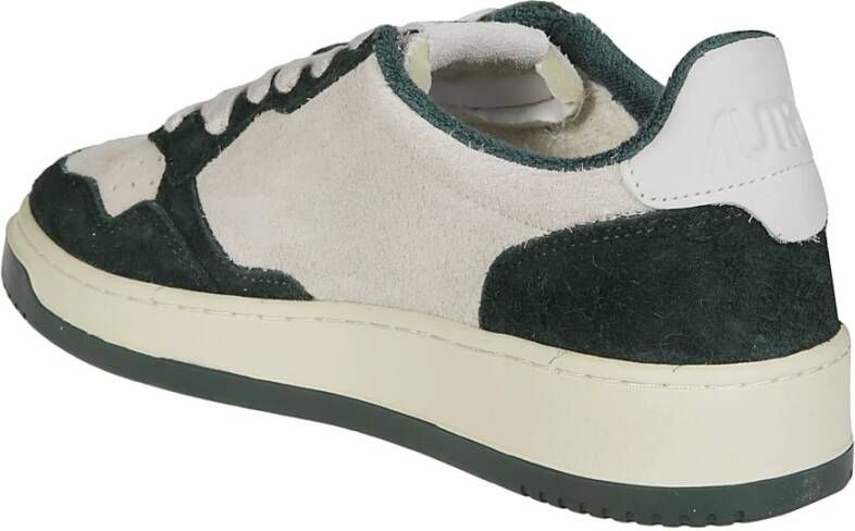 Autry Suede Hair Medalist Low Sneakers Green Heren