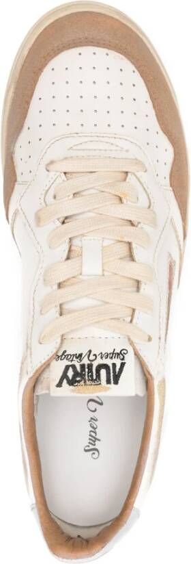 Autry Suède Leren Sneakers Beige Heren