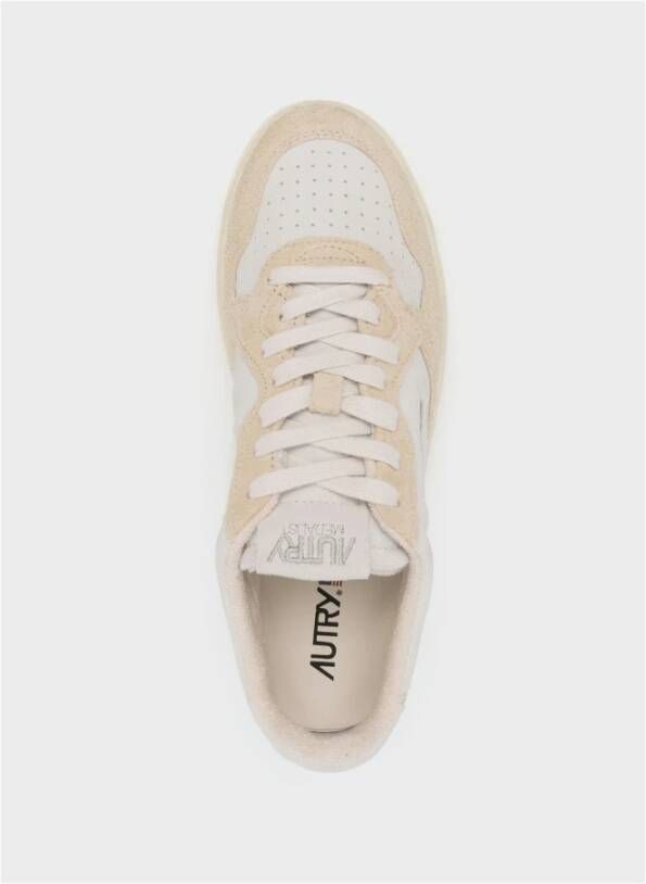 Autry Suede Medalist Sneakers Beige Heren