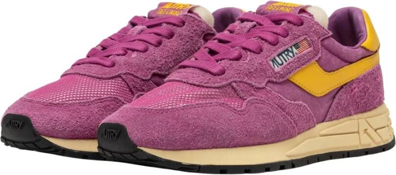 Autry Suede Net Rose Schoenen Pink Dames