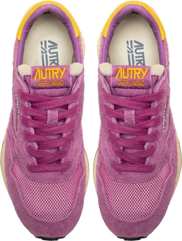 Autry Suede Net Rose Schoenen Pink Dames