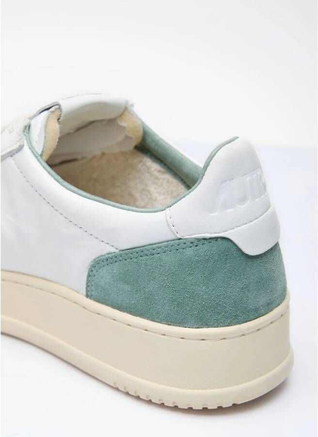 Autry Suede Panel Low Top Sneakers White Heren