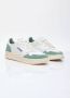 Autry Medalist Lage Sneakers Wit en Militair Groen Suède White Heren - Thumbnail 25