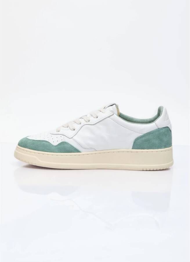 Autry Suede Panel Low Top Sneakers White Heren