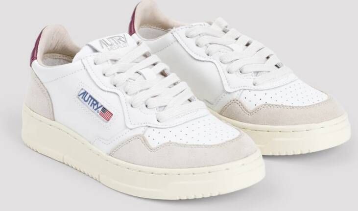 Autry Suede Sneakers Wit Medalist Stijl White Dames