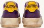 Autry Vintage Witte Sneakers Geel Paarse Rand Purple Heren - Thumbnail 10