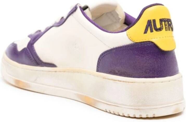 Autry Vintage Bc01 Stijlvolle Sneakers Purple Heren