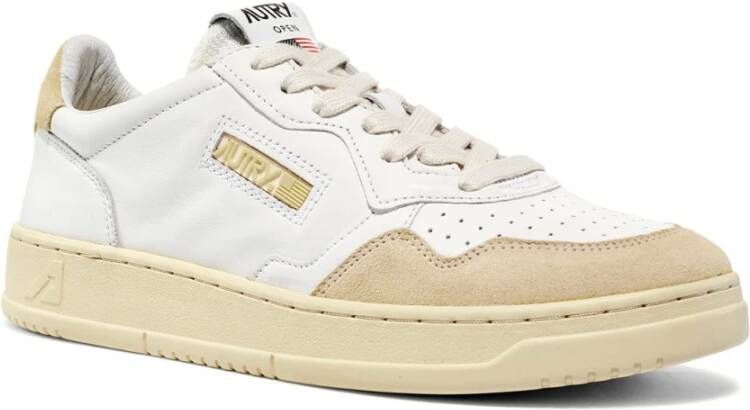 Autry Vintage-geïnspireerde hoge top sneaker White Dames