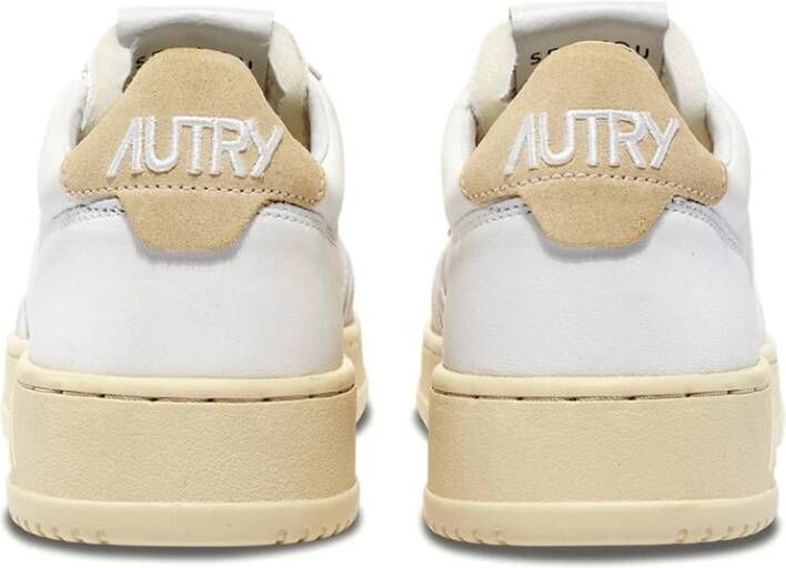 Autry Vintage-geïnspireerde hoge top sneaker White Dames