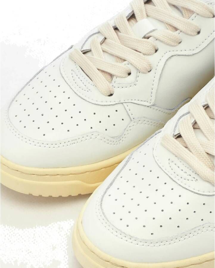 Autry Vintage Lage Leren Sneaker Wit-37 White Heren