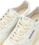 Autry Vintage Lage Leren Sneaker Wit-37 White Heren - Thumbnail 5