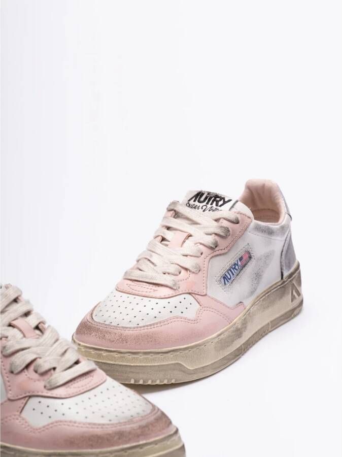 Autry Vintage Witte Sneakers Paneelontwerp Multicolor Dames - Foto 15