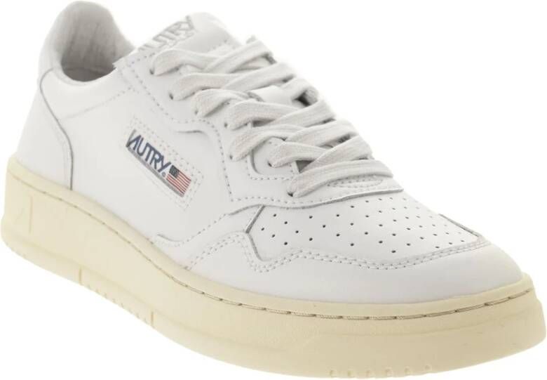 Autry Vintage Lage Leren Sneakers White Heren