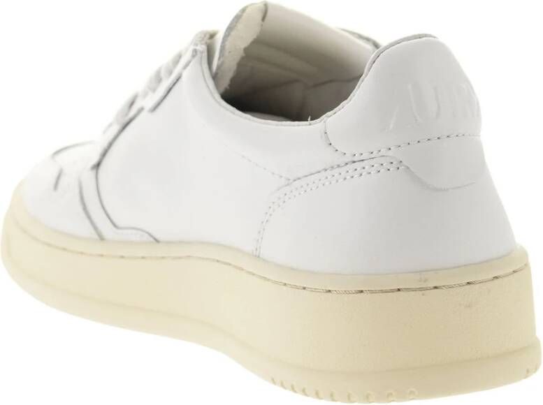 Autry Vintage Lage Leren Sneakers White Heren