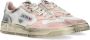 Autry Vintage Witte Sneakers Paneelontwerp Multicolor Dames - Thumbnail 2