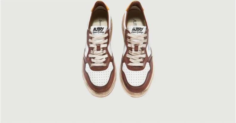 Autry Vintage Lage Sneakers Wit Leer White Heren