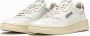 Autry Vintage Leren Sneakers met Geperforeerde Neus White Dames - Thumbnail 2
