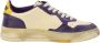 Autry Vintage Witte Sneakers Geel Paarse Rand Purple Heren - Thumbnail 8