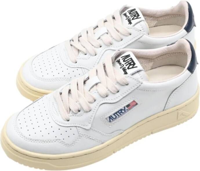 Autry Vintage Low Top White Blue Sneakers White Heren