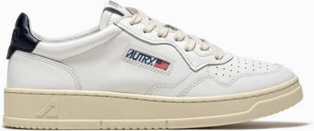 Autry Vintage Stijl Leren Sneakers White Heren