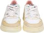 Autry Vintage witte en roze leren sneakers White Dames - Thumbnail 2