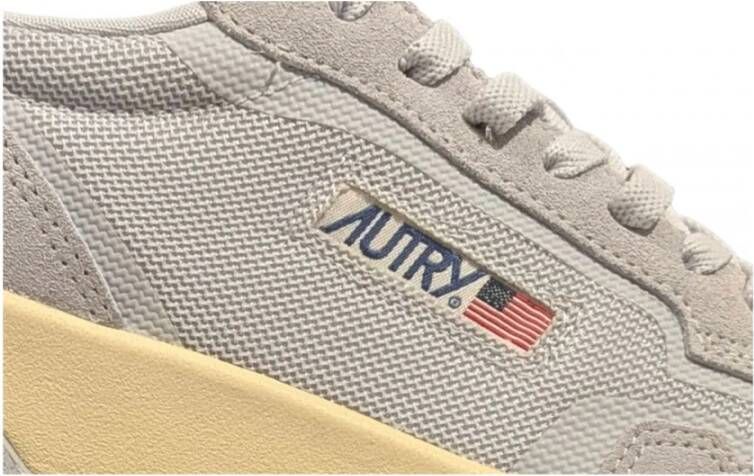 Autry Wild Place Nylon Canvas Sneakers Gray Heren