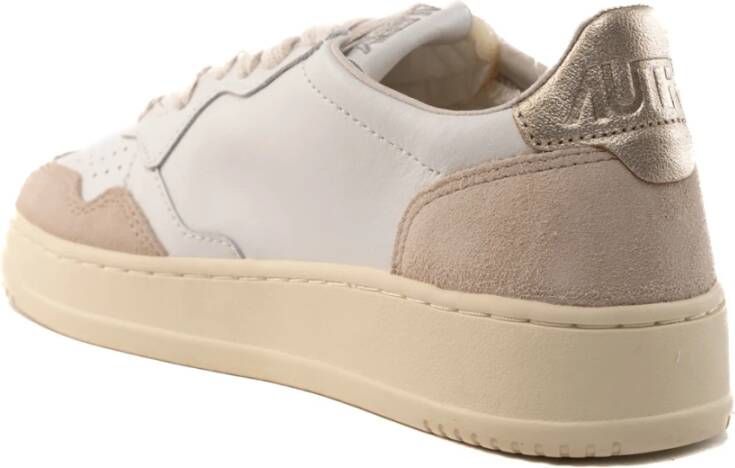 Autry Lage Medalist Sneakers Beige Dames