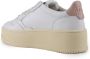 Autry Wit Roze Leren Platform Sneakers White Dames - Thumbnail 2