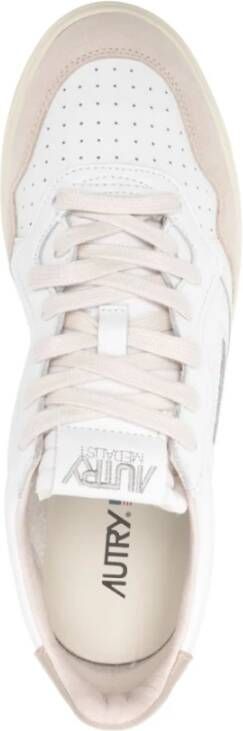 Autry Witte Beige Panel Sneakers White Heren