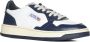 Autry Lage Man Leren Sneakers Blauw Multicolor Heren - Thumbnail 13