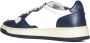 Autry Lage Man Leren Sneakers Blauw Multicolor Heren - Thumbnail 14